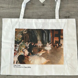 Degas The Rehearsal on Stage (1874) Tote Bag